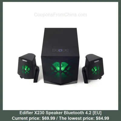 n____S - Edifier X230 Speaker Bluetooth 4.2 [EU]
Cena: $69.99 (najniższa w historii:...