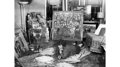 pome8_8 - Janet Sobel była ukraińsko-amerykańską malarką ekspresjonizmu abstrakcyjneg...