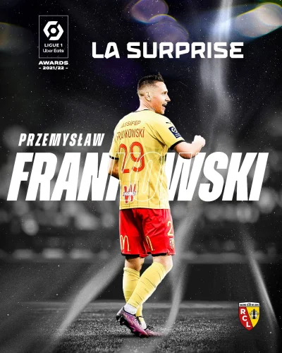 sobol29 - Przemysław Frankowski Odkryciem Sezonu Ligue 1 - zdobył 32,9% głosów.
#rep...
