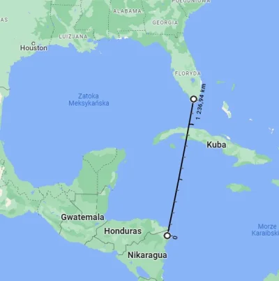 gargantel - > Z Nikaragui do granicy USA jest jakieś 3800 km w linii prostej.

@kon...
