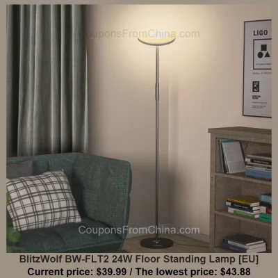 n____S - BlitzWolf BW-FLT2 24W Floor Standing Lamp [EU]
Cena: $39.99 (najniższa w hi...