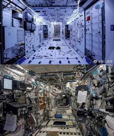 mamut2000 - #kosmos #nauka #ciekawostki #technologia 
Chinska Stacja Kosmiczna kontr...