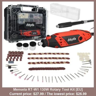 n____S - Mensela RT-W1 130W Rotary Tool Kit [EU]
Cena: $27.99 (najniższa w historii:...