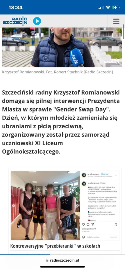 Cukrzyk2000 - KOLEJNE ZWYCIĘSTWO POLSKIEJ PRAWICY!
Radny PiS ze Szczecina jest oburz...