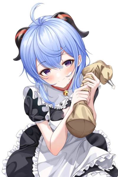 JustKebab - #randomanimeshit #anime #genshinimpact #ganyu #maid #pixiv #