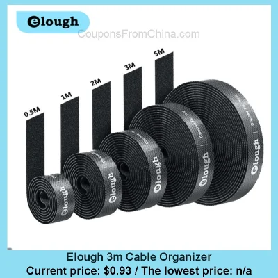 n____S - Elough 3m Cable Organizer
Cena: $0.93
Koszt wysyłki: $0
Sklep: Aliexpress...