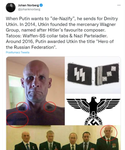 Jacek38 - @Jurasik201: czy masz na myśli też ruskich nazistów jak Dymitri Utkin, aka ...