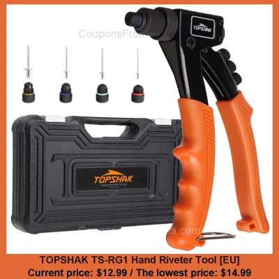 n____S - TOPSHAK TS-RG1 Hand Riveter Tool [EU]
Cena: $12.99 (najniższa w historii: $...