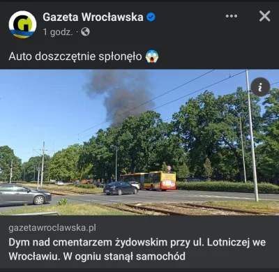 Pawencjusz - Dym nad cmentarzem zydowskim #wroclaw #gazetawroclawska #heheszki