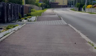 Jpek - Nic tylko postawić znak i mamy piękną "ścieżkę rowerową", asfalt już wylany. P...