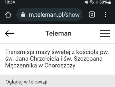 HamujPiety - Już za chwilę na TVP1 dla miłośników szkolnej specialna msza święta dla ...