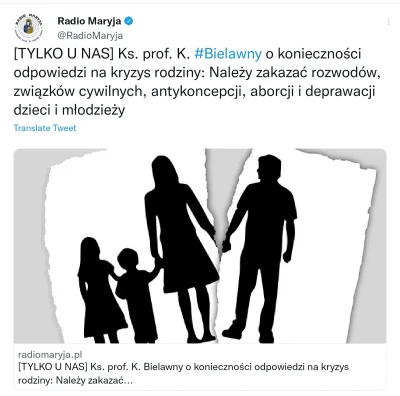 M.....a - Oni chcą tylko chodzić do kościółka, adorować Jezuska i przenosić niesluszn...