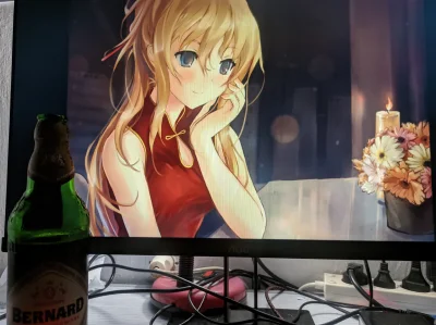 wujektadek - Chłop piwo pije z anime waifu, śmiechu warte
#przegryw #katawashoujo #a...