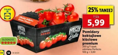 plantagenet - @Lujaszek: te pomidorki, tyle że teraz to już prawie dychę kosztują