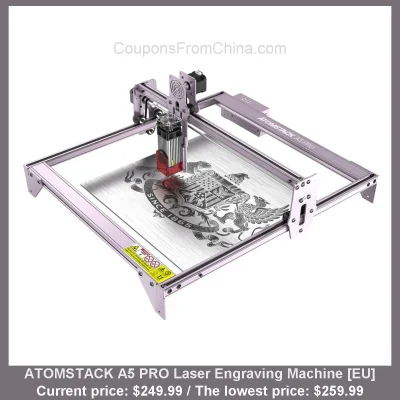 n____S - ATOMSTACK A5 PRO Laser Engraving Machine [EU]
Cena: $249.99 (dotąd najniższ...