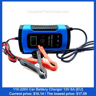 n____S - 110-220V Car Battery Charger 12V 6A [EU]
Cena: $16.14 (dotąd najniższa w hi...