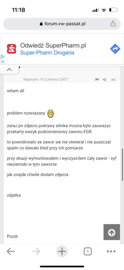 Syn_Krzysztofa - @WykopanyDzon: Na szczęście znalazłem rozwiązanie mojego problemu ze...