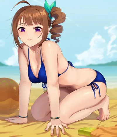 BlackReven - #randomanimeshit #kamille #idolmaster #naoyokoyama #animeswimsuit #anime...