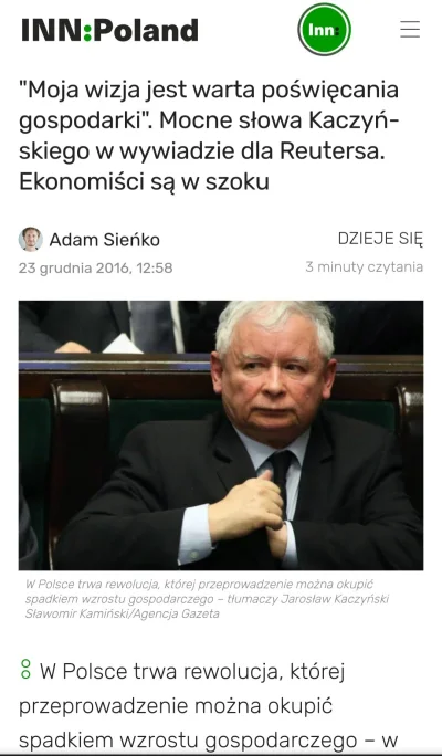 TheNatanieluz - Kaczyński już w 2016 roku zapowiadał, że doprowadzi do katastrofy.
W...