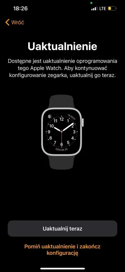 borejo - czy da się połączyć apple watcha z iphonem pomijając aktualizacje? nie jeste...