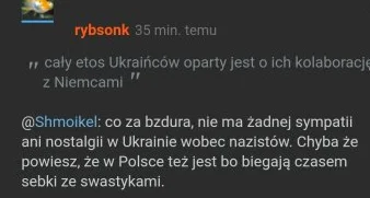 K.....z - @rybsonk: ty zrównujesz Polską sympatię do nazistów do UA sympatii wobec na...