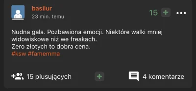 naciski - @meandmymonkey: Dokładnie, wpisy że wszystkie walki nudne, a ostatnią dać n...