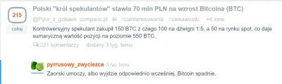 pyrrusowy_zwyciezca - Kilka tygodnie temu pisałem tak, kiedy wszyscy spuszczali się n...