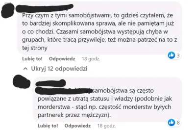 F.....e - Tak lewaki i feminiści wypowiadają się pod postem o samobójstwie 22-letnieg...