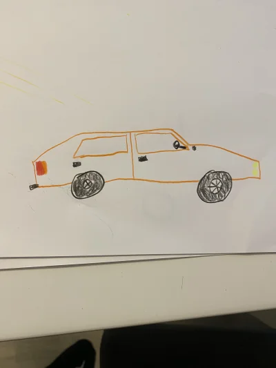 JudzinStouner - Kurrr…, chyba jestem upośledzony. Taki samochód narysowałem dla synka...