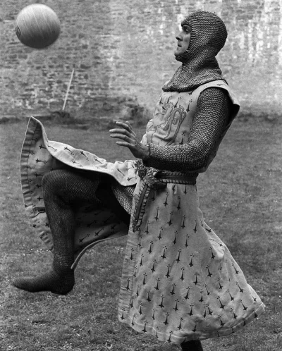 cheeseandonion - >John Cleese playing Football in between takes of "Monty Python and ...