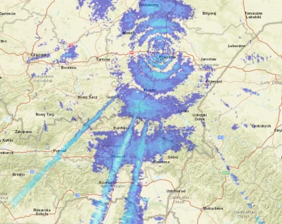 jakistajnylogin - @faramka: w samym środku jest radar meteo. Zakłócenia i tyle, zdarz...