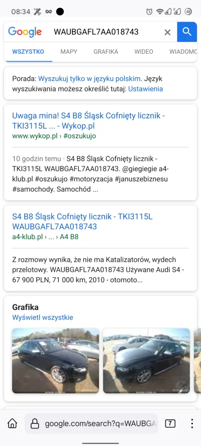 MamByleJakiNick - @giegiegie no i fajnie, dwa pierwsze wyniki po wpisaniu VIN w Googl...