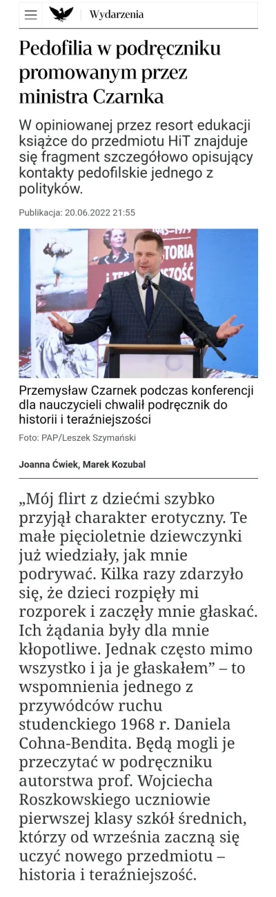 CipakKrulRzycia - #szkola #polska #pytanie #pedofilewiary 
#czarnek #pedofilia ##!$%...