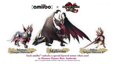 kolekcjonerki_com - Nowe amiibo z Monster Hunter Rise Sunbreak dostępne w przedsprzed...