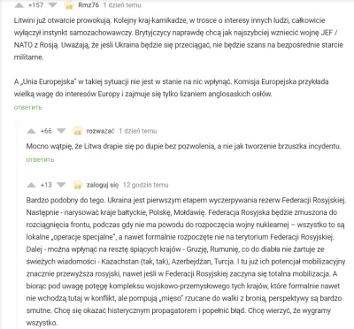 Mokraszparka - Komentarz w temacie o tym że będzie blokada kolejowa kalingradu przez ...