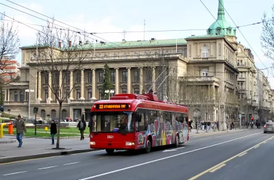 SzycheU - 22 czerwca 1947 roku uruchomiono komunikację trolejbusową w Belgradzie, obe...