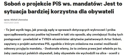 Mordall - Soboń to ten co chciał wprowadzić mandaty od których nie da się odwołać XD....