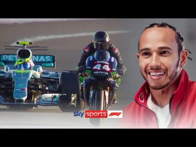marasgruszka - Lewis Hamilton i Valentino Rossi zamieniają się fotelami

#f1 #motog...