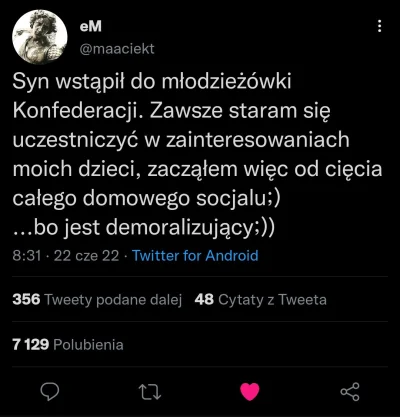 BezDobry - Zajumane z tweeta ( ͡º ͜ʖ͡º)
#heheszki, #humorobrazkowy, #bekazkonfederacj...