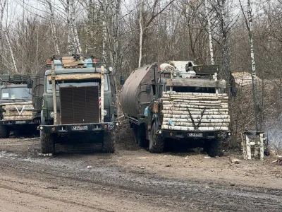 SawaNmarS - Może zabezpieczyli swoje czołgi tak jak ruscy ciężarówki