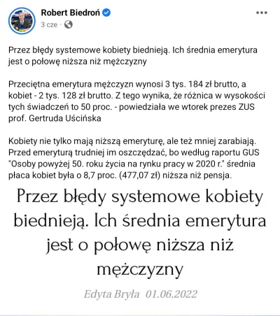 F.....e - Mizoandrysta Biedroń, który w swoim programie na wybory prezydenckie w 2020...