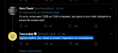 Aryo - Oficjalne konto twitter rosyjskiego banku:

https://twitter.com/tinkoff_bank...