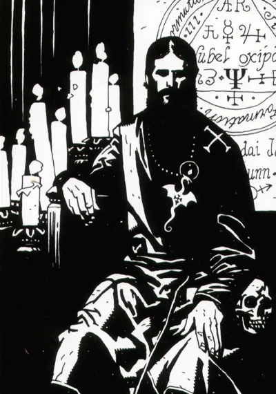 GARN - #sztuka #art #komiks autor: Mike Mignola, Rasputin