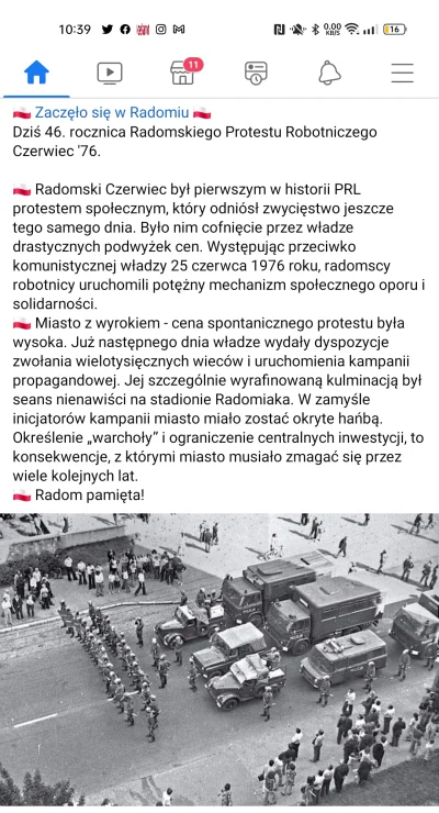 MarianoaItaliano - Kolejna rocznica Radomskiego Czerwca 1976. Miałem to szczęście że ...