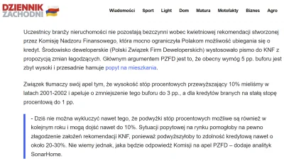 mickpl - Jaki kwik ze strony deweloperki. Inflacja 14%, dolar 4,5, stopy na agresywny...