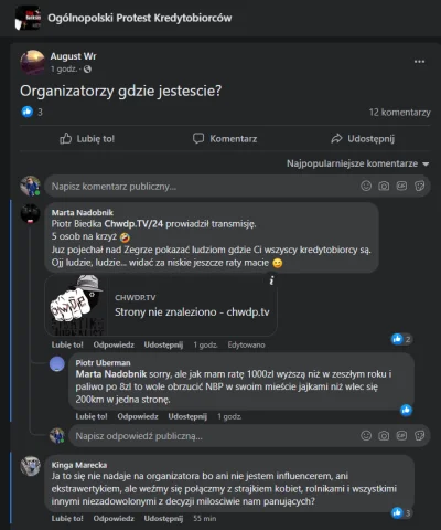 EdgyCaesar97 - Jakie złoto na grupce "Strajk Kredytobiorców".. Przyszło cytuję "5 osó...