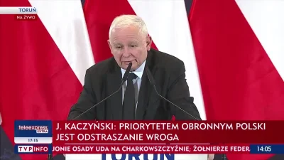 Konigstiger44 - Dzisiejsze wystąpienie Kaczyńskiego i fragment dotyczący reformy armi...