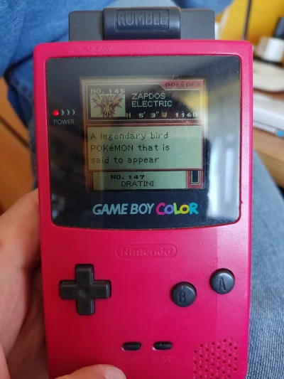 Nessiteras_rhombopteryx - Jeej, złapałem Zapdosa (｡◕‿‿◕｡)
#pokemon #gameboy #staregr...