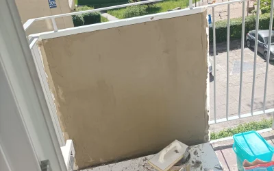 aphroman0 - Miałem rozpadającą się balustradę z betonu (oczyściłem, zagruntowalem i n...