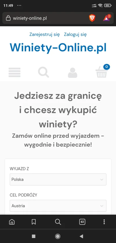Rynia - #winieta kupował ktoś winietę do Czech na polskim portalu? Trochę się cykam, ...